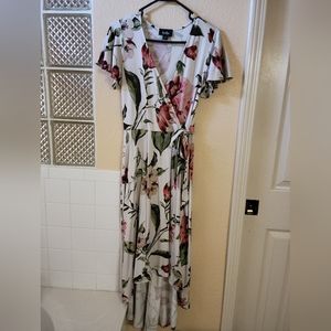 By & by Floral print dress